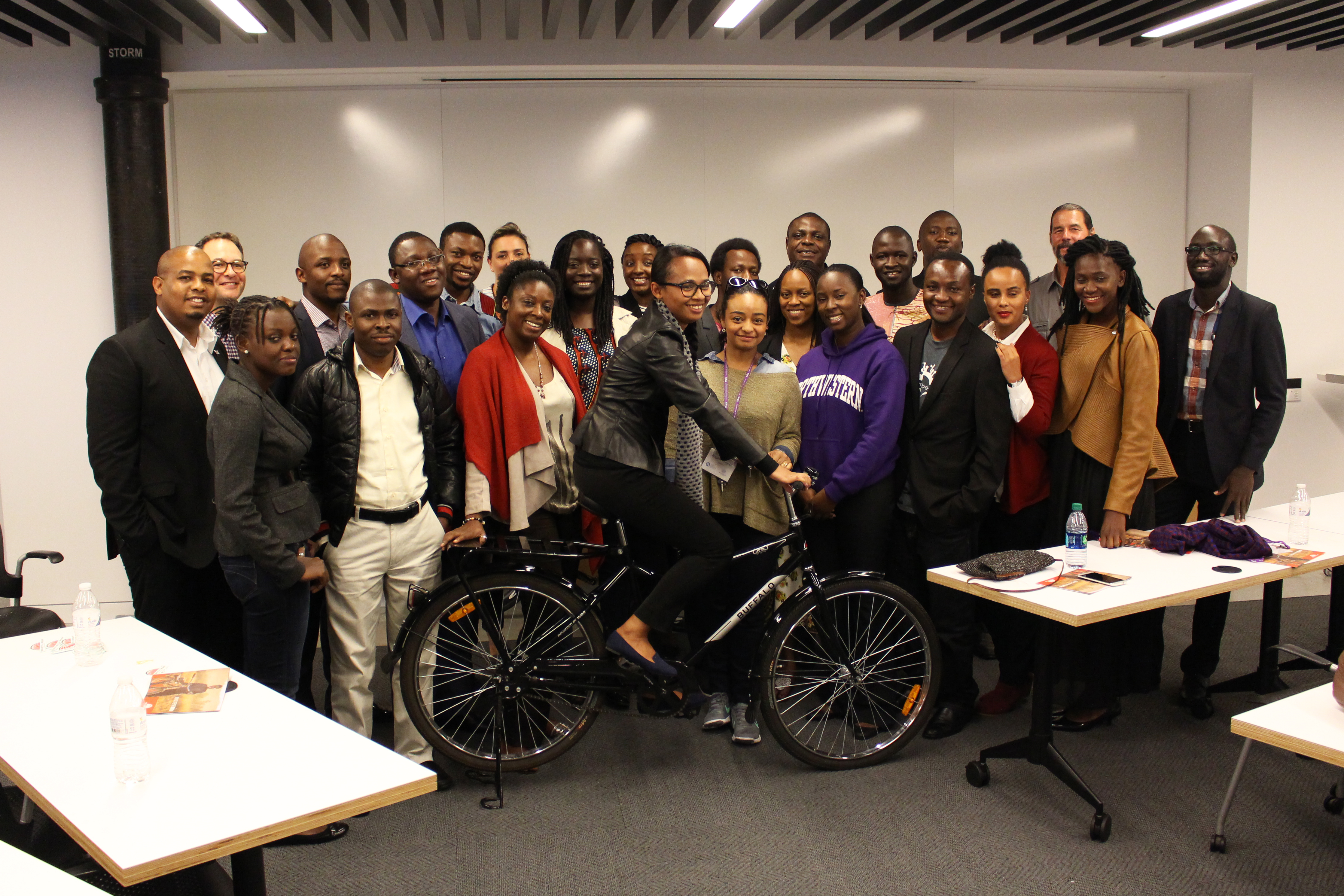 fellows visiting world bicycle relief and SRAM corporation